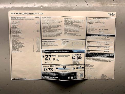 New 2025 MINI Cooper Countryman S w/ Comfort Package Max image 12