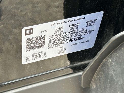 Certified 2023 Chevrolet TrailBlazer LT AWD/4WD image 17