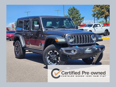 Certified 2025 Jeep Wrangler Unlimited Rubicon 4xe w/ Convenience Group AWD/4WD image 1