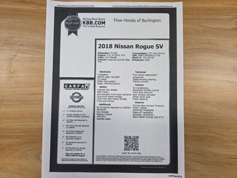 Used 2018 Nissan Rogue SV AWD/4WD image 37