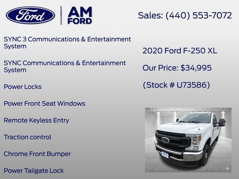 Used 2020 Ford F250 XL w/ Power Equipment Group AWD/4WD image 20