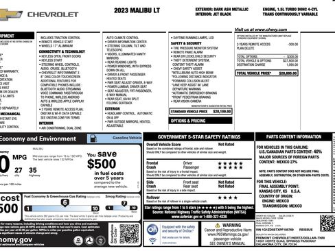 Used 2023 Chevrolet Malibu LT FWD image 3