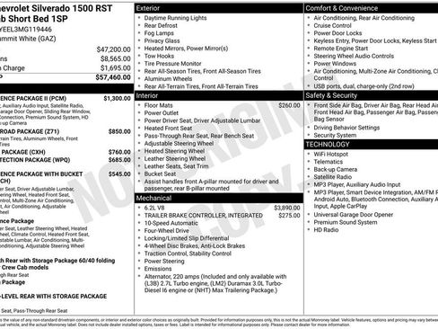 Used 2021 Chevrolet Silverado 1500 RST w/ Convenience Package II AWD/4WD image 49