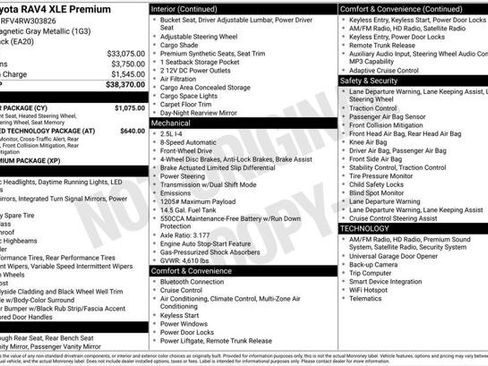 Used 2024 Toyota RAV4 XLE Premium w/ Weather Package FWD image 2