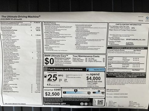 New 2026 BMW X5 sDrive40i image 37
