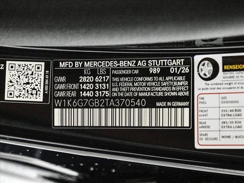 New 2026 Mercedes-Benz S 580 4MATIC Sedan image 27