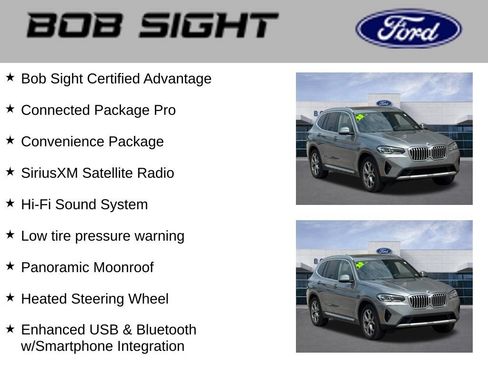 Used 2023 BMW X3 xDrive30i w/ Convenience Package AWD/4WD image 3