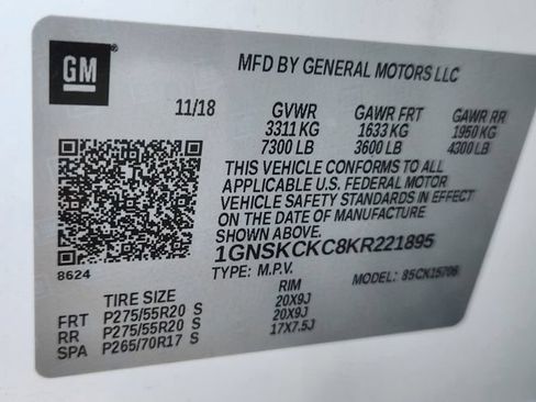 Used 2019 Chevrolet Tahoe Premier AWD/4WD image 6