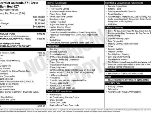 Certified 2021 Chevrolet Colorado Z71 w/ Safety Package image 6