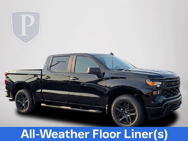 New 2026 Chevrolet Silverado 1500 Custom w/ Turbomax Blackout Package AWD/4WD image 2