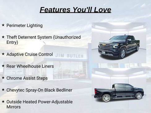 Used 2024 Chevrolet Silverado 1500 High Country w/ High Country Premium Package AWD/4WD image 35