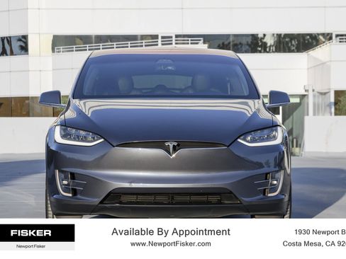 Used 2021 Tesla Model X Long Range AWD/4WD image 3