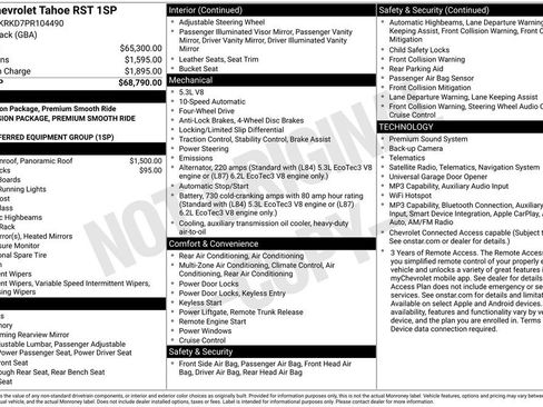 Certified 2023 Chevrolet Tahoe RST AWD/4WD image 47