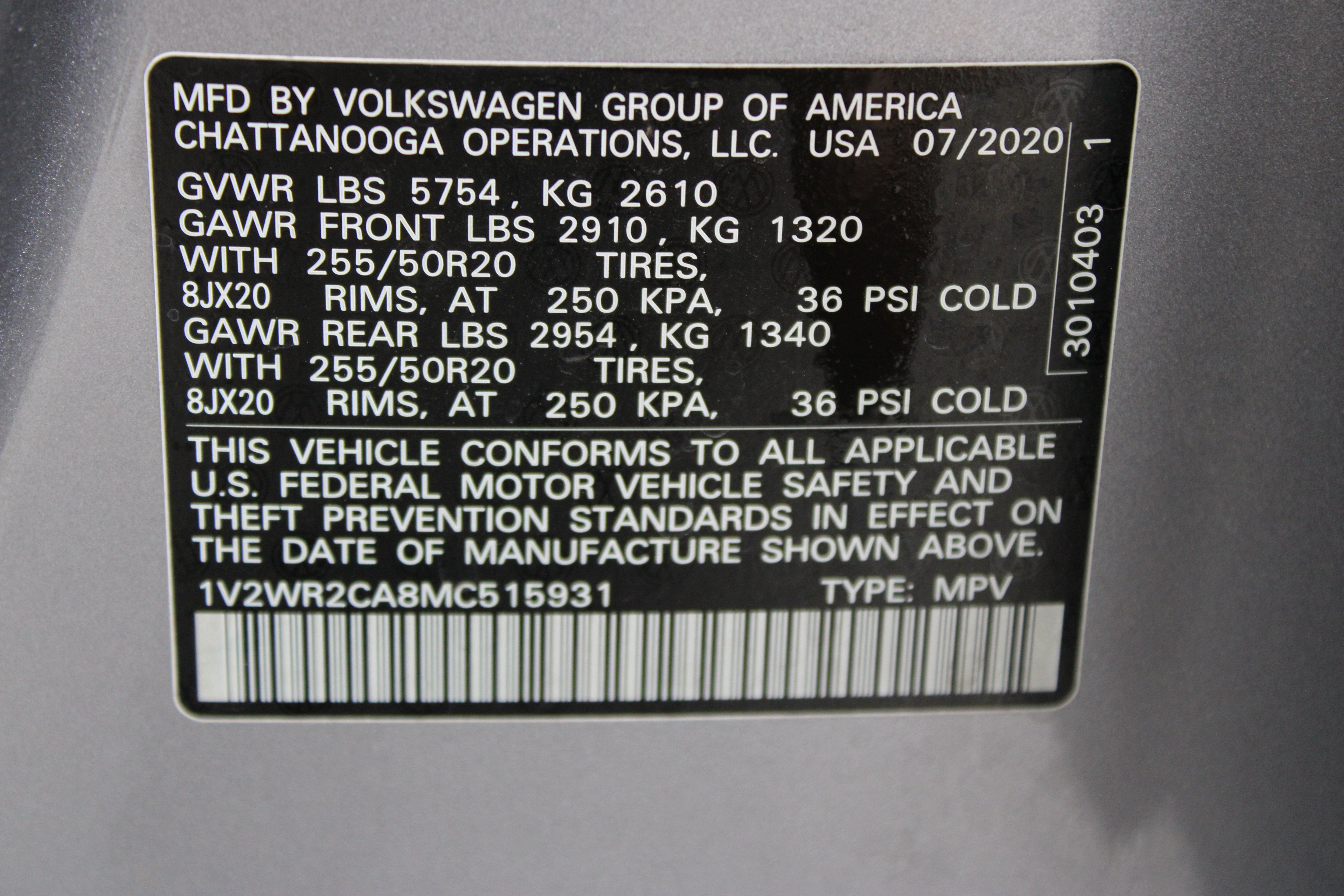 Used 2021 Volkswagen Atlas SE FWD image 44