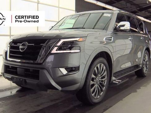 Used 2024 Nissan Armada Platinum w/ Captain's Chairs Package image 1
