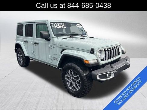 Certified 2024 Jeep Wrangler Sahara w/ Technology Group image 3