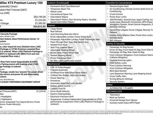 Used 2024 Cadillac XT5 Premium Luxury image 12