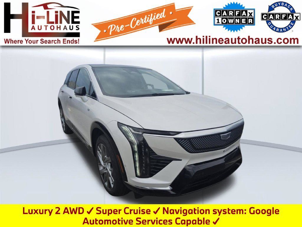 Used 2025 Cadillac Optiq Luxury 2 w/ LPO, Floor Liner Package AWD/4WD 360° Tour