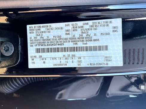 New 2025 Ford F150 XLT w/ Equipment Group 302A MID image 20