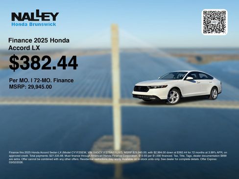 New 2025 Honda Accord LX image 7