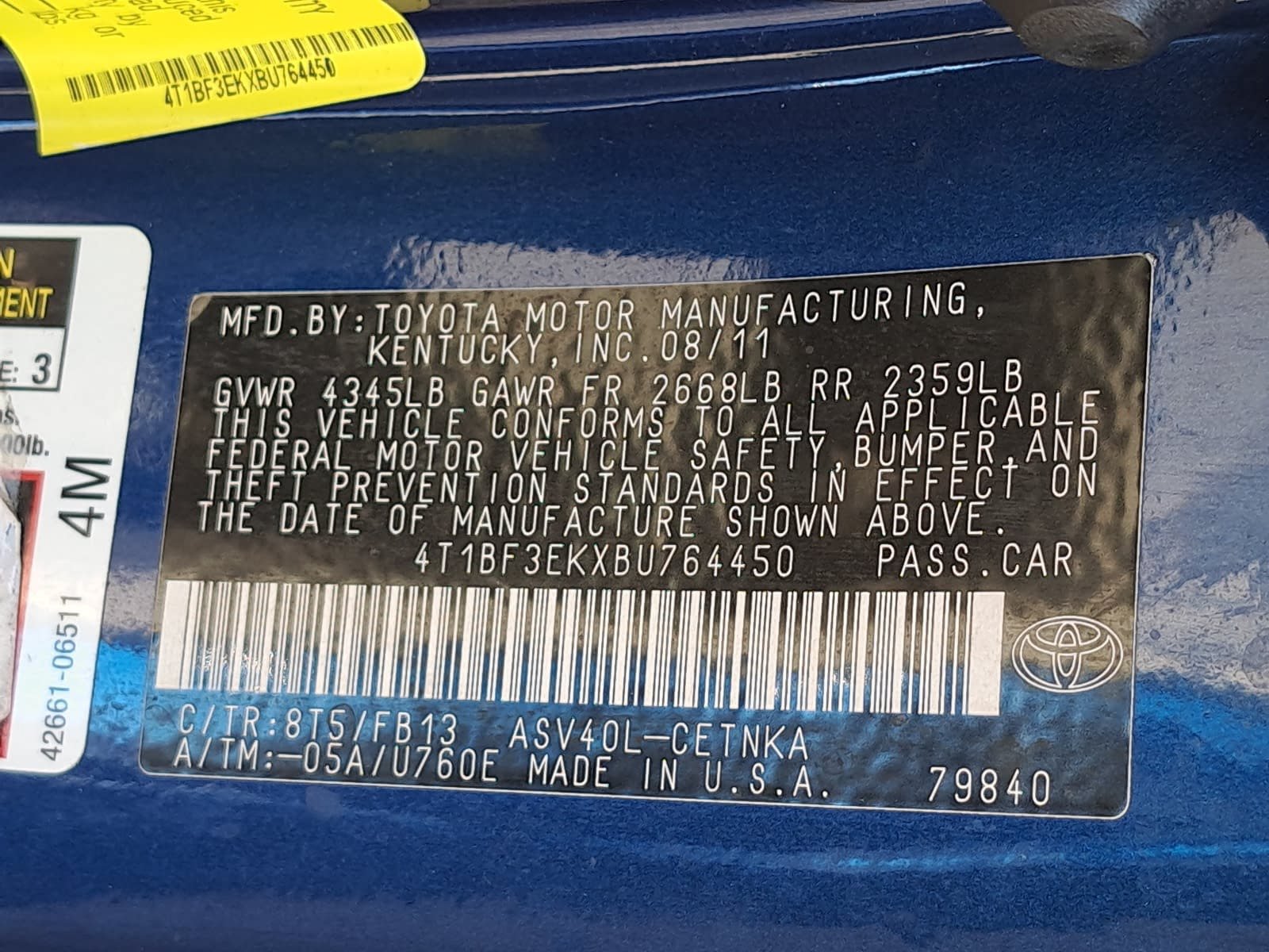Used 2011 Toyota Camry LE FWD image 35