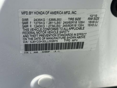 Used 2020 Acura MDX FWD image 28