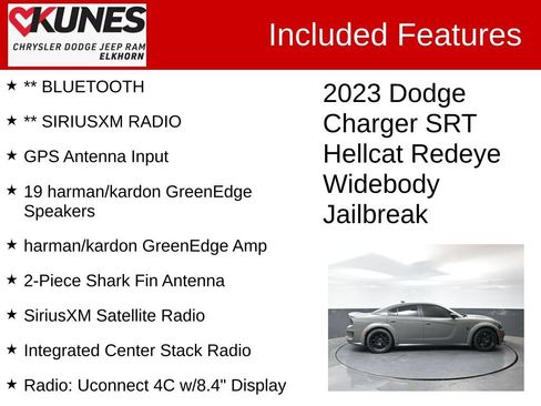 Used 2023 Dodge Charger SRT Hellcat RWD image 3