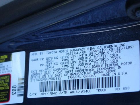 Used 2008 Toyota Tacoma 2WD Access Cab image 17