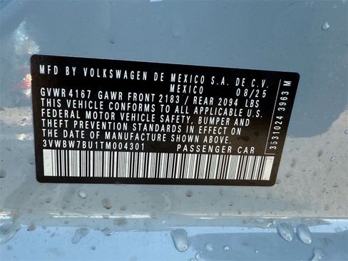 New 2026 Volkswagen Jetta Sport image 25