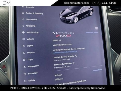 Used 2018 Tesla Model S P100D AWD/4WD image 32