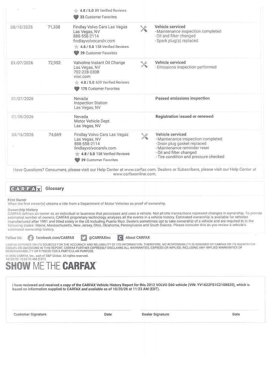 Used 2012 Volvo S60 T5 w/ Climate Pkg FWD image 42