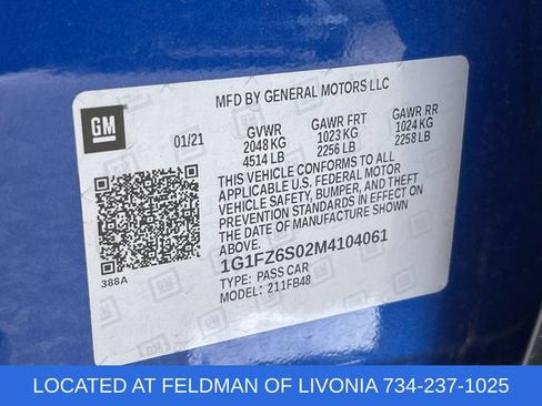 Used 2021 Chevrolet Bolt Premier w/ Infotainment Package FWD image 33