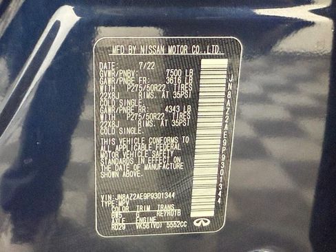 Used 2023 INFINITI QX80 Premium Select w/ Cargo Package image 32