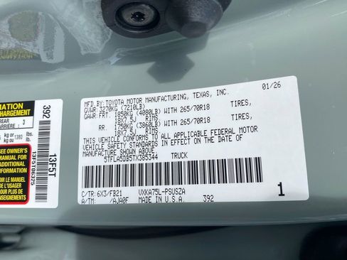 New 2026 Toyota Tundra SR5 image 19