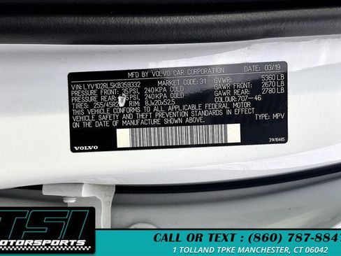 Used 2019 Volvo XC60 T5 Inscription w/ Protection Package Premier image 36