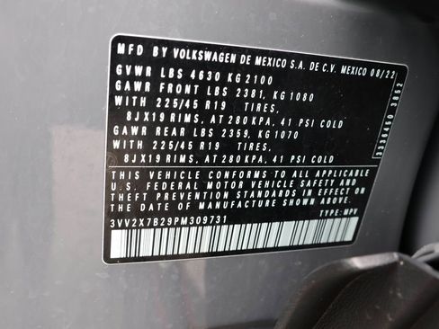 Certified 2023 Volkswagen Taos SEL AWD/4WD image 45