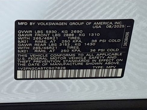 New 2026 Volkswagen Atlas SEL Premium R-Line image 35