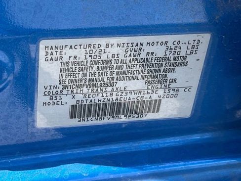 Used 2021 Nissan Versa SR w/ Trunk Package FWD image 26