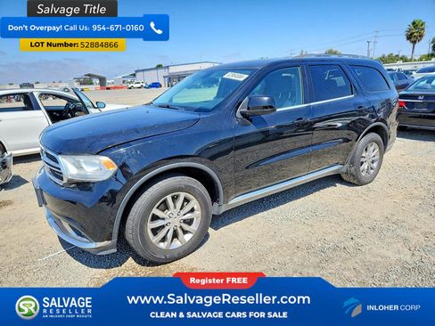 Used 2017 Dodge Durango SXT w/ Quick Order Package 23B RWD image 1