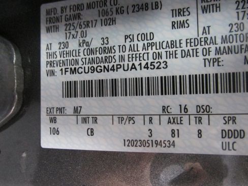 Used 2023 Ford Escape Active AWD/4WD image 42