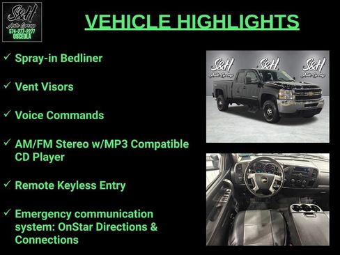 Used 2011 Chevrolet Silverado 2500 LT w/ Snow Plow Prep Package AWD/4WD image 3