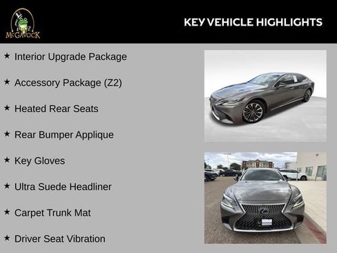 Used 2018 Lexus LS 500 w/ Interior Upgrade Package RWD image 9