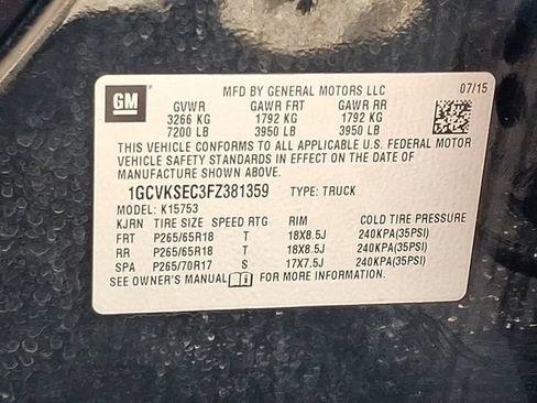 Used 2015 Chevrolet Silverado 1500 LTZ Z71 w/ LTZ Plus Package AWD/4WD image 26