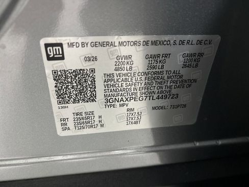 New 2026 Chevrolet Equinox LT image 15