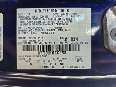 Used 2015 Ford Mustang Premium RWD image 28