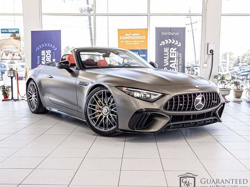 Used 2022 Mercedes-Benz SL 63 AMG 4MATIC w/ AMG Aerodynamic Package image 3