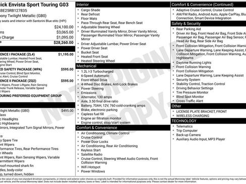Used 2024 Buick Envista Sport Touring w/ Convenience I Package FWD image 7
