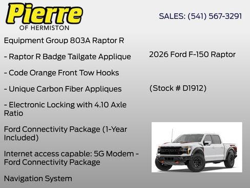 New 2026 Ford F150 Raptor AWD/4WD image 11