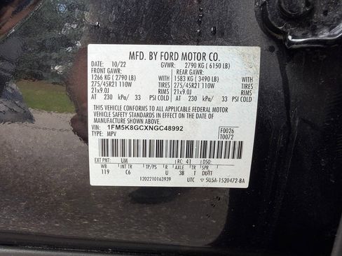 Used 2022 Ford Explorer ST w/ Equipment Group 401A AWD/4WD image 38