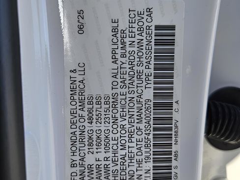 New 2025 Acura TLX w/Technology Package image 33